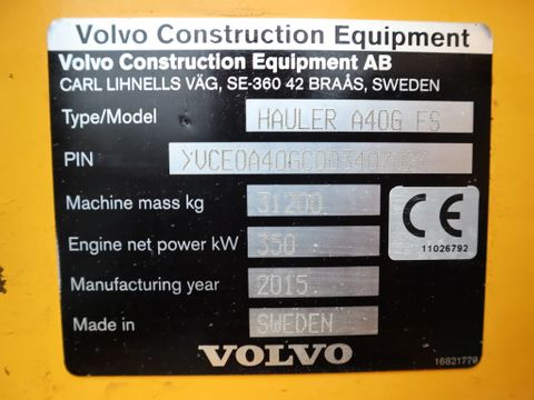 Volvo
A40G FS | 6X6 | AIRCO | GOOD CONDITION | Hulleman Trucks [20]