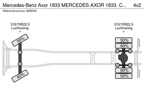 Mercedes-Benz MERCEDES AXOR 1833. COMBI.305104 KM.CREW-CAB.NL-TRUCK | Truckcentrum Meerkerk [21]