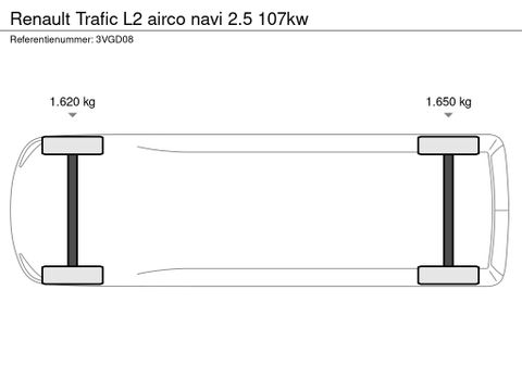 Renault Trafic L2  airco navi 2.5  107kw | Van Nierop BV [10]