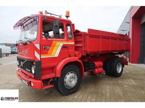 Volvo F 720 - 1982 - 3 sides tipping - rear crane - Oldtimer | Companjen Bedrijfswagens BV [1]