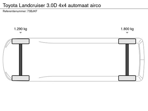Toyota Landcruiser 3.0D 4x4 automaat airco | Van Nierop BV [9]
