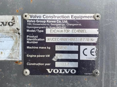Volvo
EC 480 E L | EL | HYDR QUICK COUPLER | BUCKET | AIRCO | Hulleman Trucks [19]