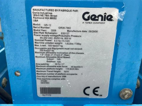 Genie
GR-12 | PARTS MACHINE | NON FUNCTIONAL | Hulleman Trucks [14]