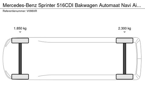 Mercedes-Benz 516CDI Bakwagen Automaat Navi Airco Laadklep + Zijdeur | Van Nierop BV [18]