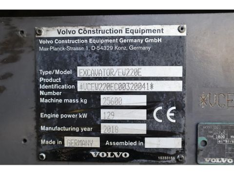 Volvo
EW 220 E | TILTROTATOR | BUCKET | 2-PIECE | BSS | Hulleman Trucks [18]