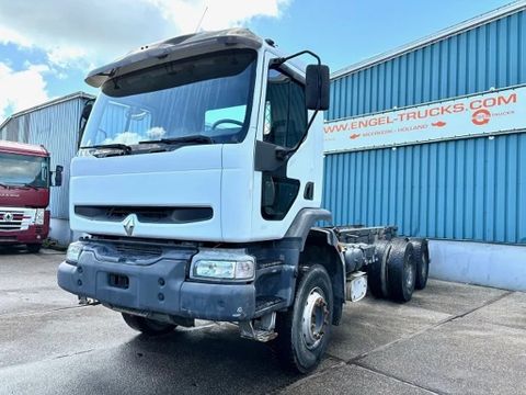 Renault 6x4 FULL STEEL CHASSIS (MANUAL GEARBOX / FULL STEEL SUSPENSION / REDUCTION AXLES / AIRCONDITIONING) | Engel Trucks B.V. [1]