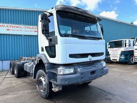 Renault 6x4 FULL STEEL CHASSIS (MANUAL GEARBOX / FULL STEEL SUSPENSION / REDUCTION AXLES / AIRCONDITIONING) | Engel Trucks B.V. [5]