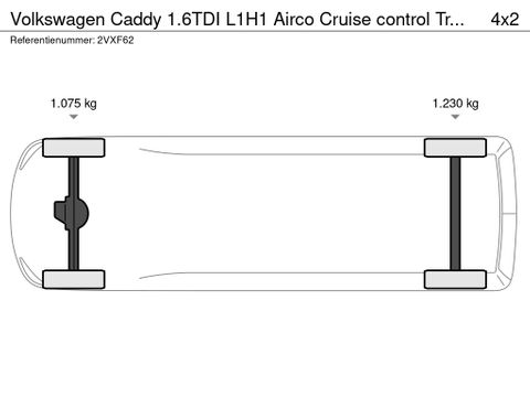 Volkswagen 1.6TDI L1H1 Airco Cruise control Trekhaak | Van Nierop BV [10]