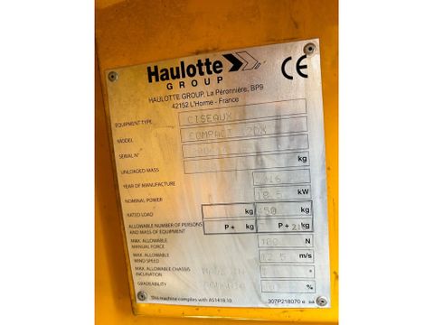 Haulotte
COMPACT 12 DX | 12 METER | 450 KG | Hulleman Trucks [18]