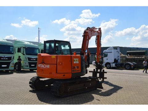 Hitachi * ZX85USB-5A * FORKLIFT * 3 buckets * WITH FULL SYSTEM * | Prince Trucks [4]