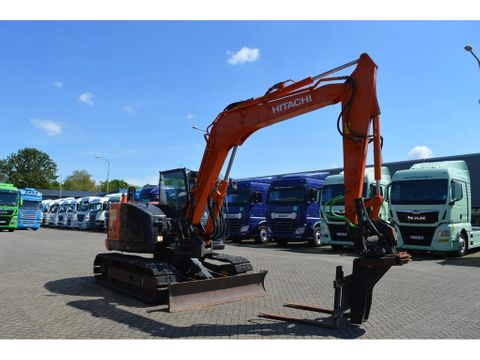 Hitachi * ZX85USB-5A * FORKLIFT * 3 buckets * WITH FULL SYSTEM * | Prince Trucks [5]