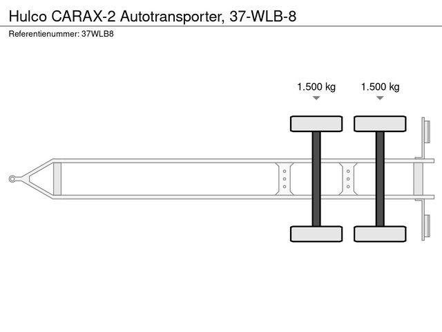 Hulco CARAX-2 Autotransporter, 37-WLB-8 | JvD Aanhangwagens & Trailers [12]