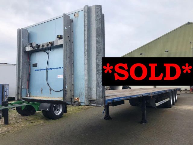 Groenewegen DRO-12-27 3 As Oplegger Open, OJ-37-JT *SOLD* | JvD Aanhangwagens & Trailers [1]