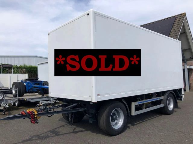 Tracon TA1018 2 As Vrachtwagen Aanhangwagen Gesloten, 55-WD-NG *SOLD* | JvD Aanhangwagens & Trailers [1]