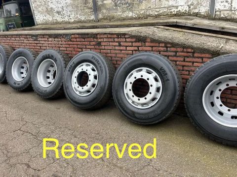 alcoa aluminium velg + band 315/80 R 22,5 - 12 stuks - met speciale wielmoerenset | CAB Trucks [1]