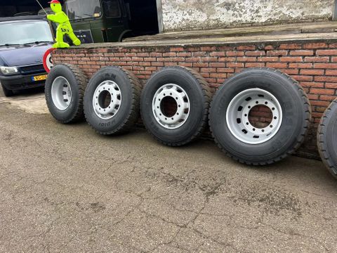 alcoa aluminium velg + band 315/80 R 22,5 - 12 stuks - met speciale wielmoerenset | CAB Trucks [4]