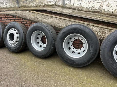 alcoa aluminium velg + band 315/80 R 22,5 - 12 stuks - met speciale wielmoerenset | CAB Trucks [5]