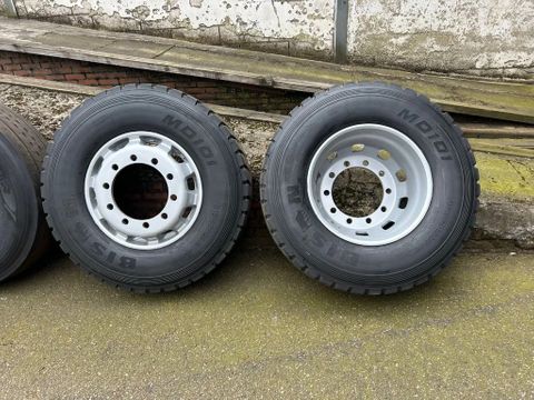 alcoa aluminium velg + band 315/80 R 22,5 - 12 stuks - met speciale wielmoerenset | CAB Trucks [6]