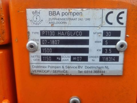BBA PT130 with Hatz 1D18Z |  Van Tongeren Trading BV [14]