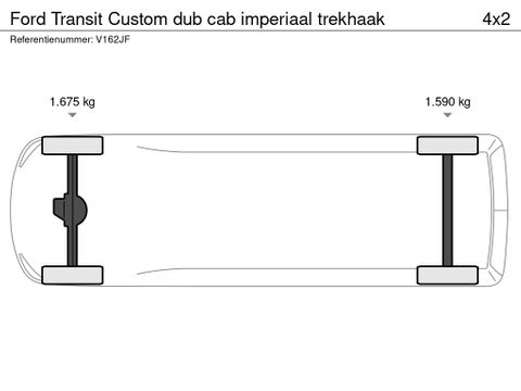 Ford Transit Custom dub cab imperiaal trekhaak | Van Nierop BV [11]