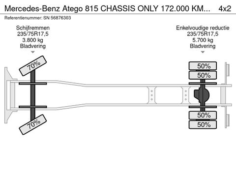 Mercedes-Benz CHASSIS ONLY 172.000 KM!! (FULL STEEL SUSPENSION / MANUAL GEARBOX) | Engel Trucks B.V. [14]