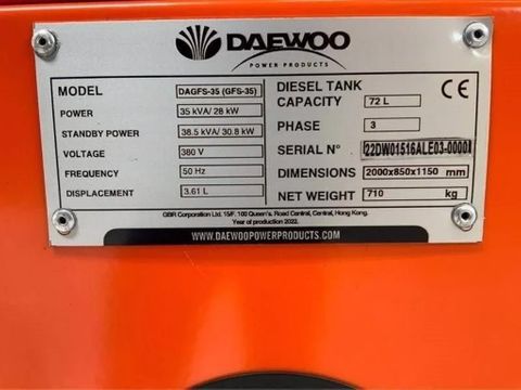 Daewoo DAGFS-35 | Used Machinery Trading B.V. [22]