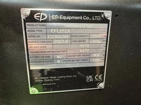 EP EFL252X Hefhoogte 4,80 meter | Used Machinery Trading B.V. [11]