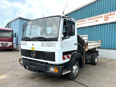 Mercedes-Benz 817K (6-CILINDER) FULL STEEL MEILLER KIPPER WITH ATLAS AK50.1 CRANE (FULL STEEL SUSPENSION / DIFFERENTIAL LOCK / MANUAL GEARBOX / HYDRAULIC KIT) | Engel Trucks B.V. [1]