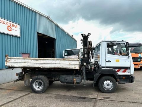 Mercedes-Benz 817K (6-CILINDER) FULL STEEL MEILLER KIPPER WITH ATLAS AK50.1 CRANE (FULL STEEL SUSPENSION / DIFFERENTIAL LOCK / MANUAL GEARBOX / HYDRAULIC KIT) | Engel Trucks B.V. [4]