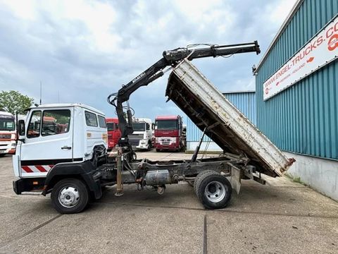 Mercedes-Benz 817K (6-CILINDER) FULL STEEL MEILLER KIPPER WITH ATLAS AK50.1 CRANE (FULL STEEL SUSPENSION / DIFFERENTIAL LOCK / MANUAL GEARBOX / HYDRAULIC KIT) | Engel Trucks B.V. [6]