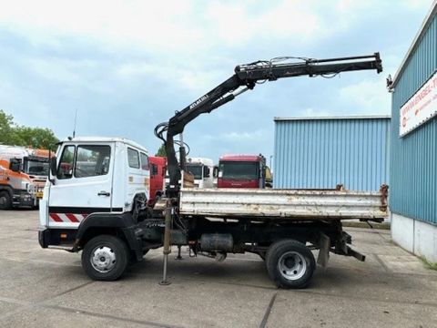 Mercedes-Benz 817K (6-CILINDER) FULL STEEL MEILLER KIPPER WITH ATLAS AK50.1 CRANE (FULL STEEL SUSPENSION / DIFFERENTIAL LOCK / MANUAL GEARBOX / HYDRAULIC KIT) | Engel Trucks B.V. [8]