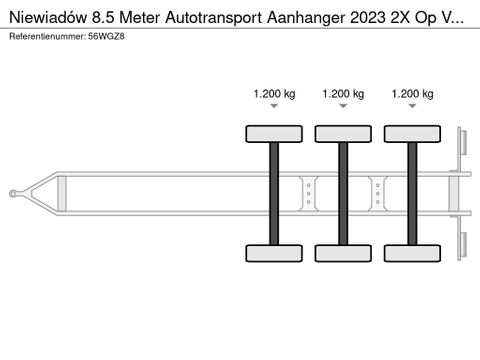 Niewiadow 8.5 Meter Autotransport Aanhanger 2023 2X Op Voorraad | Van Nierop BV [6]