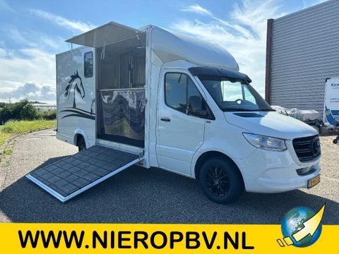 Mercedes-Benz 314CDI Paardenwagen/Veevervoer Hengst uitvoering Automaat Airco Cruisecontrol EURO 6 | Van Nierop BV [1]