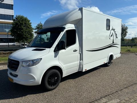 Mercedes-Benz 314CDI Paardenwagen/Veevervoer Hengst uitvoering Automaat Airco Cruisecontrol EURO 6 | Van Nierop BV [3]