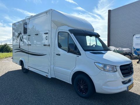 Mercedes-Benz 314CDI Paardenwagen/Veevervoer Hengst uitvoering Automaat Airco Cruisecontrol EURO 6 | Van Nierop BV [4]