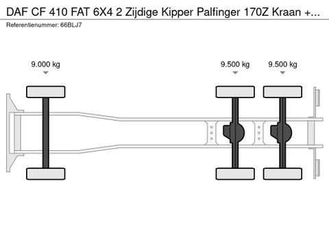 DAF FAT 6X4 2 Zijdige Kipper Palfinger 170Z Kraan + Knijper Hydraulische Afdekluiken EURO 6 | Van Nierop BV [26]