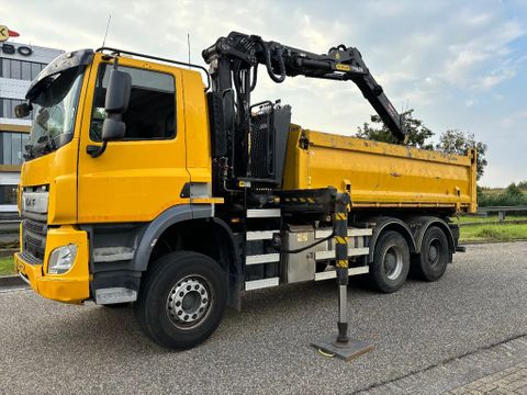 DAF FAT 6X4 2 Zijdige Kipper Palfinger 170Z Kraan + Knijper Hydraulische Afdekluiken EURO 6 | Van Nierop BV [3]