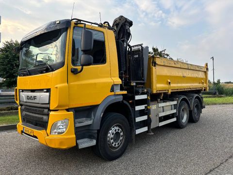 DAF FAT 6X4 2 Zijdige Kipper Palfinger 170Z Kraan + Knijper Hydraulische Afdekluiken EURO 6 | Van Nierop BV [4]