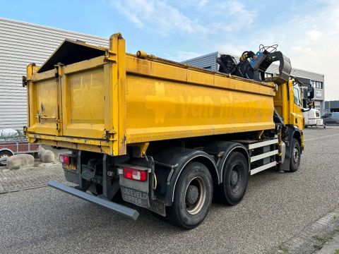 DAF FAT 6X4 2 Zijdige Kipper Palfinger 170Z Kraan + Knijper Hydraulische Afdekluiken EURO 6 | Van Nierop BV [6]