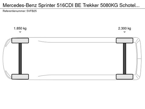 Mercedes-Benz 516CDI BE Trekker 5080KG Schotel Trekgewicht 200.000KM | Van Nierop BV [10]