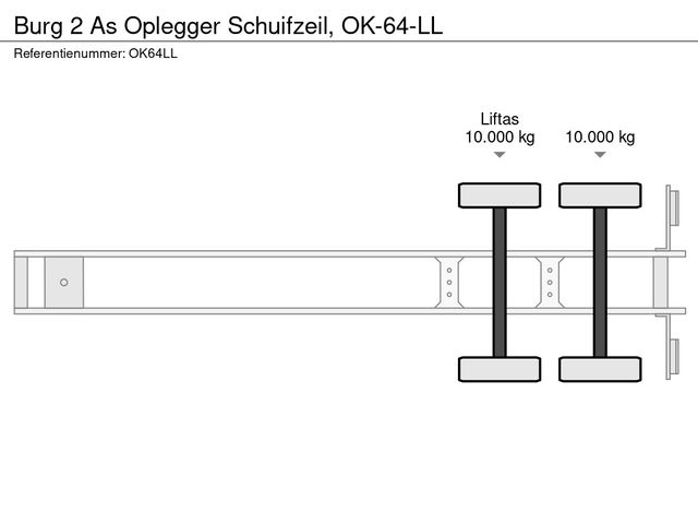 Burg 2 As Oplegger Schuifzeil, OK-64-LL | JvD Aanhangwagens & Trailers [10]