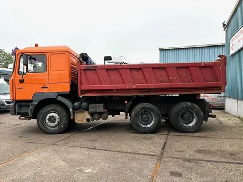 MAN .414DFK 6x4 FULL STEEL 3-WAY MEILLER KIPPER (ZF16 MANUAL GEARRBOX / FULL STEEL SUSPENSION / REDUCTION AXLES / AIRCONDITIONING) | Engel Trucks B.V. [7]