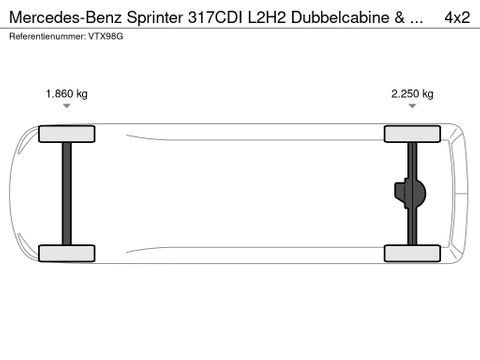 Mercedes-Benz 317CDI L2H2 Dubbelcabine & Schuifdeur Airco Navi Cruisecontrol | Van Nierop BV [23]