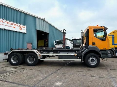 Renault DCI 6x4 HOOK-ARM CONTAINER SYSTEM (ZF16 MANUAL GEARBOX / FULL STEEL SUSPENSION / 9.000 KG. FRONT AXLE / REDUCTION AXLES / AIRCONDITIONING) | Engel Trucks B.V. [4]