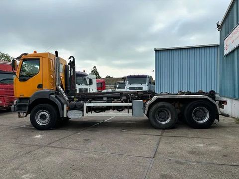 Renault DCI 6x4 HOOK-ARM CONTAINER SYSTEM (ZF16 MANUAL GEARBOX / FULL STEEL SUSPENSION / 9.000 KG. FRONT AXLE / REDUCTION AXLES / AIRCONDITIONING) | Engel Trucks B.V. [7]