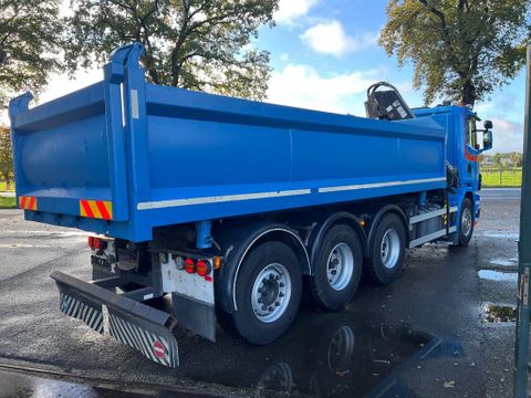 Scania 8x4 - Tridem - 2-zijdige Kipper hydraulisch zijbord - Kraan Hiab XS 166 BS-2 Duo | CAB Trucks [8]