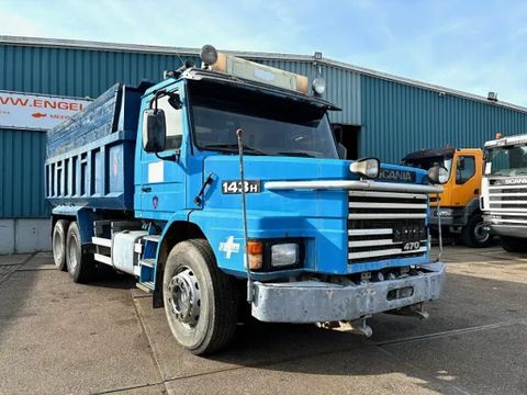 Scania HL LONG-NOSE / HAUBER 6x2 FULL STEEL KIPPER  (MANUAL GEARBOX / 10 TIRES / FULL STEEL SUSPENSION / AIRCONDITIONING / ROBSON DRIVE) | Engel Trucks B.V. [2]