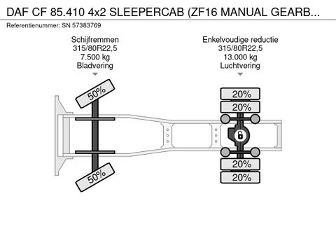 DAF 4x2 SLEEPERCAB (ZF16 MANUAL GEARBOX / EURO 5 / AIRCONDITIONING) | Engel Trucks B.V. [12]