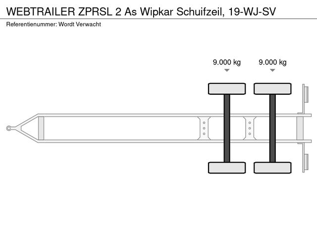 WEBTRAILER ZPRSL  2 As Wipkar Schuifzeil, 19-WJ-SV | JvD Aanhangwagens & Trailers [25]