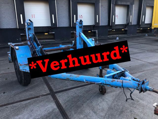 VERNOOY MD400 Enkel as Haspelwagen Licht Blauw - 120 cm Breed - Hydraulische Pomp * Verhuurd * | JvD Aanhangwagens & Trailers [1]